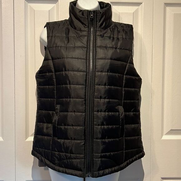 Ardene Black Puffer Vest Size L - Picture 1 of 8